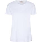 Reduzierte Weiße Kurzärmelige Twinset T-Shirts aus Baumwolle für Damen Größe XL 