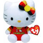 Ty Beanie Babies, "Hello Kitty" mit Hamburg-Shirt, ca 15cm