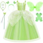 Reduzierte Hellgrüne Peter Pan Tinkerbell Blumenfee-Kostüme für Kinder Größe 110 