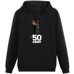 Tylko 50 Cent Get The Strap Black Hoodies Printed Sweatshirt Graphic Mens Pullover Hooded S