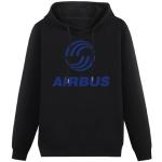 Tylko Airbus Aircraft Aerospace Company Black Hoodies Printed Sweatshirt Graphic Mens Pullover Hooded XL