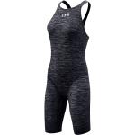 Schwarze TYR Damenschwimmanzüge & Damensportbadeanzüge mit offener Rückenpartie Größe XS 