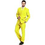 Gelbe Businesskleidung mit Weihnachts-Motiv für Herren Größe 3 XL  für Partys 