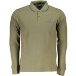 Grüne Langärmelige U.S. Polo Assn. Langarm-Poloshirts mit Knopf für Herren Größe 3 XL 