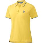 Reduzierte Gelbe Sportliche U.S. Polo Assn. Damenpoloshirts & Damenpolohemden aus Baumwollmischung Größe L 