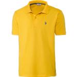 Reduzierte Gelbe U.S. Polo Assn. Herrenpoloshirts & Herrenpolohemden Größe XL 