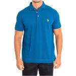 Blaue Kurzärmelige U.S. Polo Assn. Kurzarm-Poloshirts trocknergeeignet für Herren Größe 3 XL 