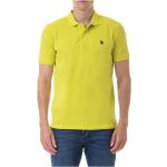 Reduzierte Gelbe U.S. Polo Assn. Herrenpoloshirts & Herrenpolohemden Größe M 