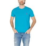 Blaue U.S. Polo Assn. T-Shirts aus Baumwolle für Herren Größe 3 XL für den für den Sommer 