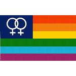 LGBT Lesbian Pride Regenbogenfahnen aus Polyester 