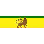 Flagge Fahne Äthiopien mit Löwe Hissflagge 90 x 150 cm 