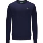Marineblaue Lacoste Classic Herrensweatshirts aus Baumwollmischung maschinenwaschbar für den für den Herbst 