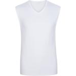 Weiße Ärmellose Mey V-Ausschnitt Herrenunterhemden maschinenwaschbar 