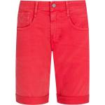 Reduzierte Rote Replay Jeans-Shorts mit Reißverschluss aus Baumwolle maschinenwaschbar für Herren 