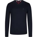 Marineblaue Tommy Hilfiger V-Ausschnitt Kaschmir-Pullover maschinenwaschbar für Herren Größe 5 XL 