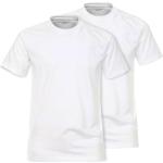 Weiße CasaModa T-Shirts aus Baumwolle für Herren Größe 6 XL Große Größen 2-teilig 