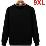 Anthrazitfarbene Unifarbene Oversize Herrensweatshirts aus Polyester mit Kapuze Größe 9 XL für den für den Herbst 