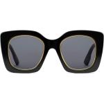 Schwarze Gucci Schmetterling Sonnenbrillen aus Acetat für Damen 
