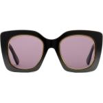 Dunkelgraue Gucci Schmetterling Sonnenbrillen aus Acetat für Damen 