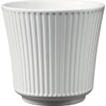 Weiße Moderne 20 cm Runde Übertöpfe 20 cm glänzend aus Keramik 