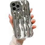 Reduzierte Silberne iPhone 12 Pro Hüllen Art: Bumper Cases mit Bildern aus Gummi stoßfest 