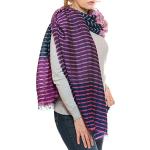 Violette Elegante Pashmina-Schals aus Wolle für Damen für den für den Herbst 