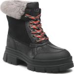 Schwarze UGG Australia Stiefel mit Reißverschluss aus Veloursleder leicht Größe 38 für den für den Winter 
