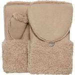 Beige UGG Australia Damenfäustlinge & Damenfausthandschuhe aus Fleece Größe M 