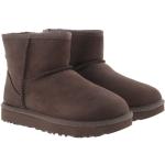 UGG Boots & Stiefeletten - W Classic Mini Leather - in dark brown - für Damen