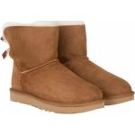 UGG Boots & Stiefeletten - W Mini Bailey Bow Ii - Gr. 36 (EU) - in Cognacbraun - für Damen