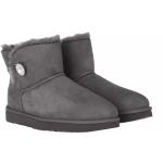 UGG Boots & Stiefeletten - W Mini Bailey Button Bling - Gr. 41 (EU) - in Grau - für Damen