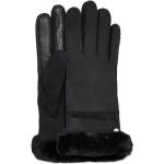 Schwarze UGG Australia Damenhandschuhe aus Veloursleder Größe S für den für den Winter 