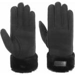 Schwarze UGG Australia Lederhandschuhe aus Leder für Herren Größe S für den für den Winter 