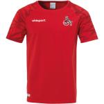 Reduzierte Rote Bestickte Uhlsport 1. FC Köln T-Shirts mit Köln-Motiv aus Baumwolle für Herren Größe 3 XL 