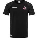 Schwarze Uhlsport 1. FC Köln T-Shirts für Herren Größe S 