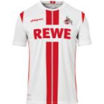Weiße Uhlsport 1. FC Köln Herrensportbekleidung & Herrensportmode mit Köln-Motiv Übergröße - Heim 2020/21 