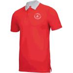 Reduzierte Rote Uhlsport 1. FC Köln Herrenpoloshirts & Herrenpolohemden mit Köln-Motiv mit Knopf aus Jersey Größe M 