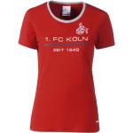 Reduzierte Rote Uhlsport 1. FC Köln T-Shirts aus Baumwolle zu Weihnachten für Damen Größe XS 
