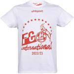 Weiße Uhlsport 1. FC Köln Kinder T-Shirts mit Köln-Motiv Größe 152 