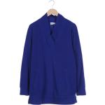 Blaue Ulla Popken Damensweatshirts aus Fleece Größe XL Große Größen 