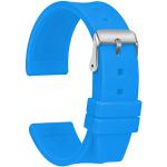 Blaue Wasserdichte Uhrenarmbänder aus Edelstahl mit Kautschukarmband für Herren zum Tauchen 