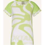 Neongrüne Sportalm Kitzbühel T-Shirts mit Pailletten aus Baumwolle für Damen Größe XL 