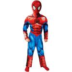 Rote Spiderman Superheld-Kostüme aus Polyester für Kinder Größe 140 