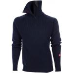 Marineblaue Ulvang Stehkragen Herrensweatshirts aus Wolle Größe XL 