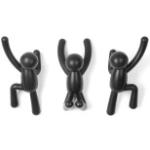 Schwarze Umbra Buddy Garderobenleisten & Hakenleisten aus Kunststoff Breite 0-50cm, Höhe 0-50cm, Tiefe 0-50cm 