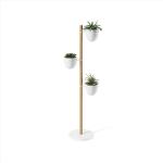 Grüne Moderne Runde Blumenständer aus Melamin Breite 100-150cm, Höhe 100-150cm, Tiefe 0-50cm 