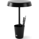 Schwarze Umbra Nachttischlampen & Nachttischleuchten aus Metall mit USB Anschluss 