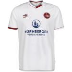 Weiße Umbro 1. FC Nürnberg 1. FC Nürnberg Trikots für Herren zum Fußballspielen - Auswärts 2020/21 
