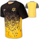 Umbro Black Leopards FC Heimtrikot gelb Home Shirt Südafrika Fan Jersey M-XXL