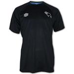 Umbro Derby County Training Jersey 21 22 schwarz DCFC Trikot Rams Fan Shirt, Größe:XL